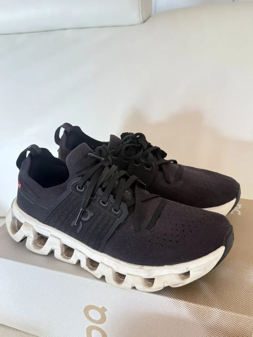 ON RUNNING CLOUDSWIFT 4 SNEAKERS SHOES BLACK 8.5 WOMENS